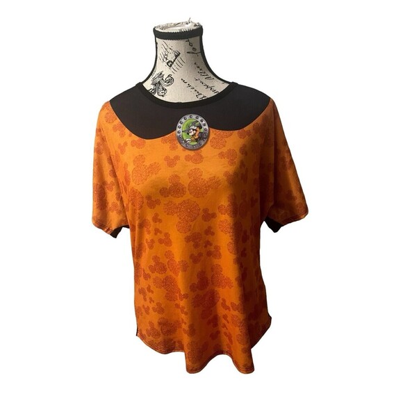 Disney Parks MINNIE MOUSE Witch Halloween T-Shirt with Cape Size  Large - Picture 1 of 15